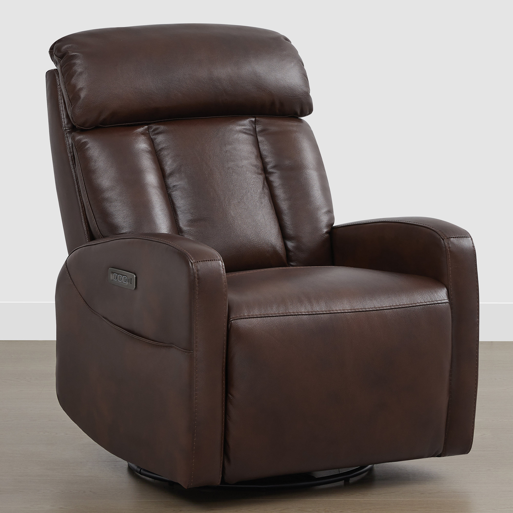 Heve♡2025AW Functure lether PT Latitude Run® Genuine Leather Triple Motor Glider Swivel Rocker